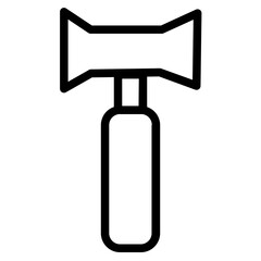 Hammer Kitchen Tool Line Icon