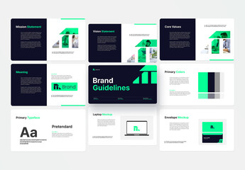 Clean Brand Guideline Presentation Template