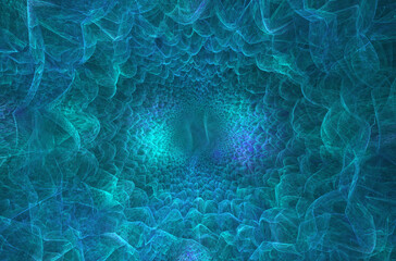 Abstract fractal 3d circle image