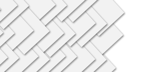 Abstract modern technology white and grey digital geometric square futuristic concept abstract white background. Suit for cover, header, poster, banner, web vector illustration.