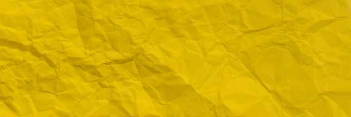 Abstract old and stained creased or wrinkled paper texture background vector.  Yellow crumpled paper background.