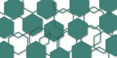 Abstract color 3d cube digital technology hexagon shapes medical technology abstract texture background. 