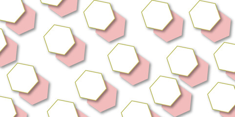 Abstract 3d digital technology hexagon pattern shapes  technology abstract texture background. 