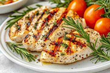 Healthy Grilled Chicken Perfect for Culinary Presentations