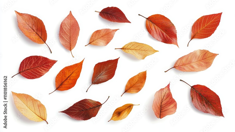 Poster a transparent background overlay with a fall leaf texture in autumn colors