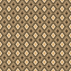 Tribal Diamond Geometric Seamless Pattern