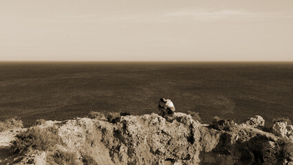 Ponta da Piedade, geological landscape route Lagos Algarve Portugal
