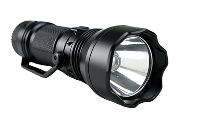 Black Tactical Flashlight