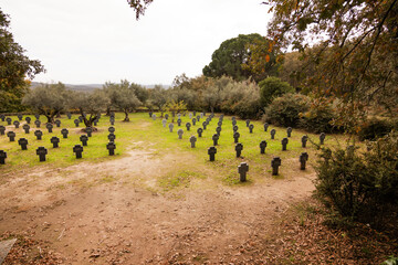 The German Cemetery of Cuacos de Yuste is a military cemetery located near the Monastery of Yuste, Cuacos de Yuste, Extremadura, Spain.