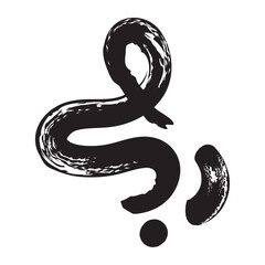 hand drawn geometric shape brush doodle