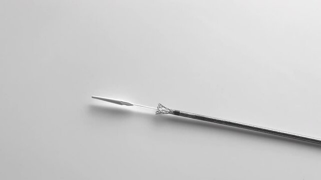 Stentfreisetzung, Metallgitter, Stent