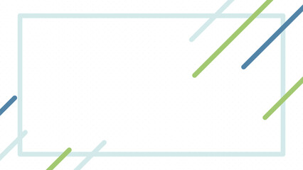 薄いドットの背景にラインがあしらわれた爽やかな背景イラストフレーム