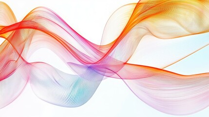 Creative studio background flowing lines in modern abstract artistic expression