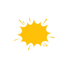 cartoon explosion vector element