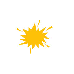 cartoon explosion vector element