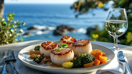 scallops with maple butter glaze canadian seafood