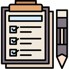 Fototapeta premium Checklist icon