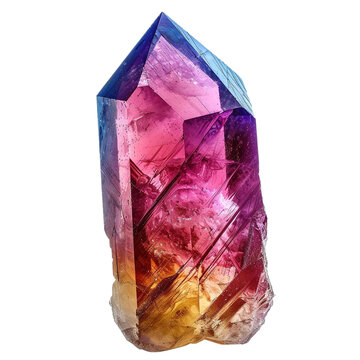 recommend clip art: Colorful sharp crystal gemstone clip art