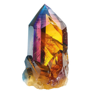 recommend clip art: Colorful sharp crystal gemstone clip art