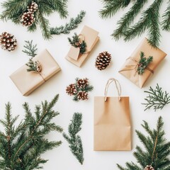 Crafting festive gifts with natural decorations for holiday joy and warmth