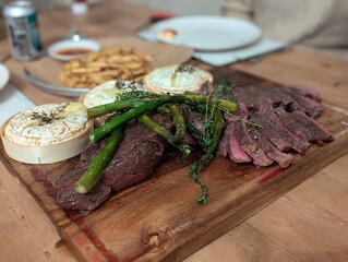 steak with camembert 