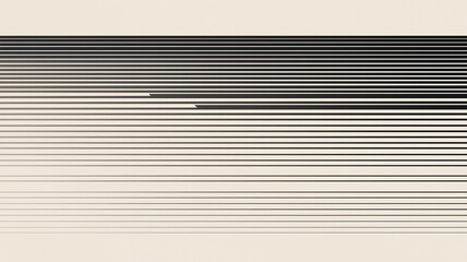 Obraz premium modern layout featuring thin horizontal lines in varying shades of black and white, creating minimalist aesthetic. This design evokes sense of calm and sophistication