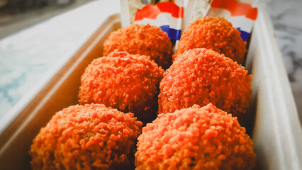 Typical dutch bitterballen