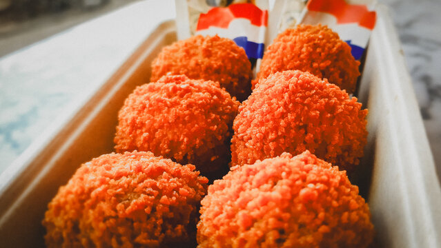 Typical dutch bitterballen