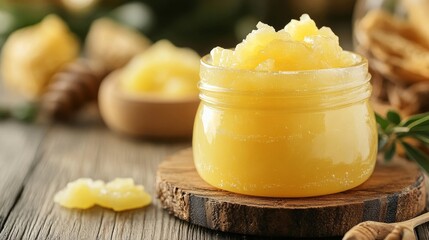 Royal jelly produced by bees, emphasizing its natural richness and numerous nutritional benefits, highlighting its importance in natural healt