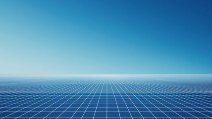 sleek business themed background featuring blue gradient sky and grid pattern, perfect for presentations or digital projects