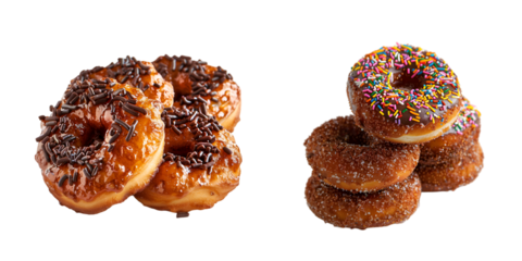 Donut isolated on white background
