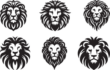 Lion Head Icon Vector Illustration Design