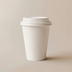A coffee cup mockup, white blank cup mockup 