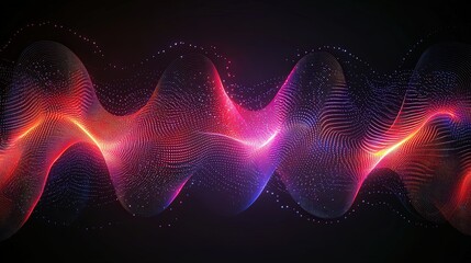 Fototapeta premium line neon effect abstract background