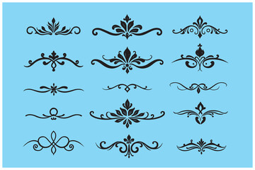 Elegant Vintage Ornamental Dividers and Flourishes Collection