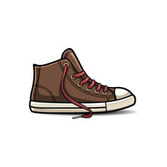 Shoe vector, sneaker shoe vector logo design icon