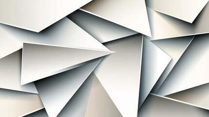 Obraz premium A gray and white polygon mosaic forms the professional background, suitable for business and corporate settings.