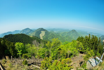 大分県の国東市の安岐町にある両子山