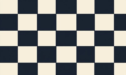 Fototapeta premium Endless background featuring a black and white checkered seamless pattern with a racing flag texture..A racing flag texture overlaying a black and white checkered seamless pattern that extends