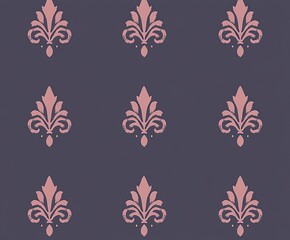 Rococo texture pattern Modern with a floral ornament decoration. Victorian engraved retro design. Vintage grunge fabric decors. Luxurious fabrics.