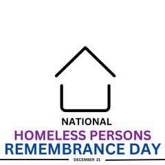 national homeless persons’ remembrance day