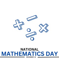 Obraz premium national mathematics day