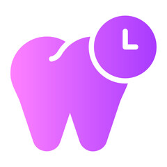 dental checkup gradient icon