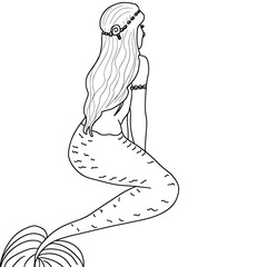 Mermaid Outline 