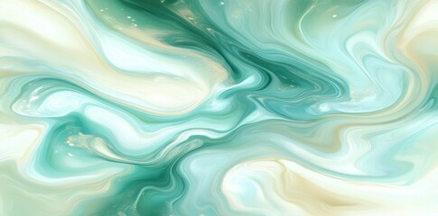 Obraz premium An abstract horizontal background featuring vibrant waves. This trendy modern illustration is styled in a retro 60s, 70s fashion with pastel colors.