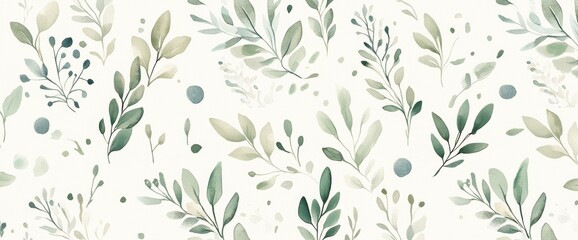 A modern botanical banner with transparent tree leaves, perfectly suited for wallpaper design, decor, print, and interior design.