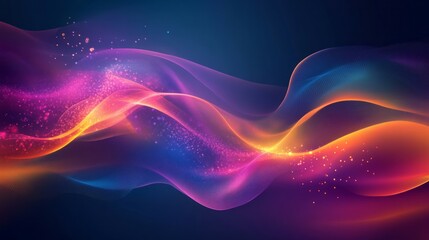 Obraz premium Abstract purple blue violet wave fluid background