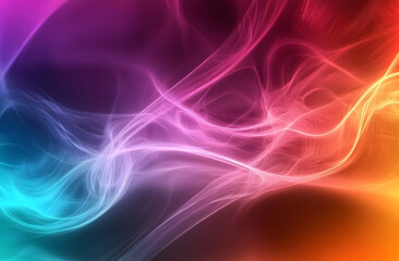 Obraz premium Colorful abstract background with wavy lines and waves. Abstract wallpaper design concept.