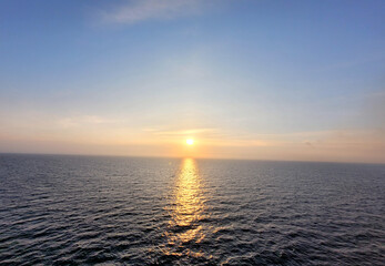 Sonnenuntergang, Meer, Wasser,  Himmel