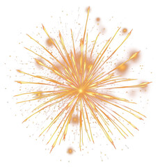 Colorful fireworks element PNG transparent